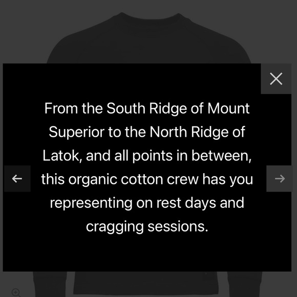 Black Diamond Ridge Logo Crew - Picture 3 of 12